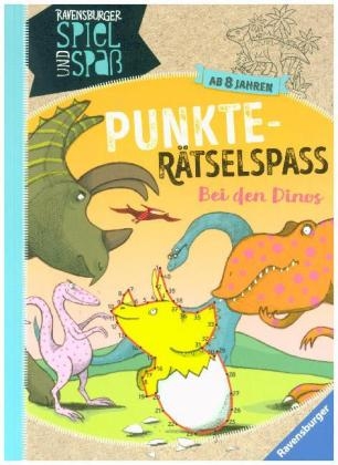 Punkte-Rätselspaß: Bei den Dinos - Martine Richter, Cornelia Rist