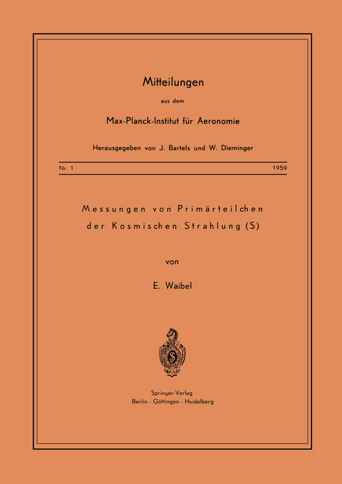 Messung von Primärteilchen der Kosmischen Strahlung - E. Waibel