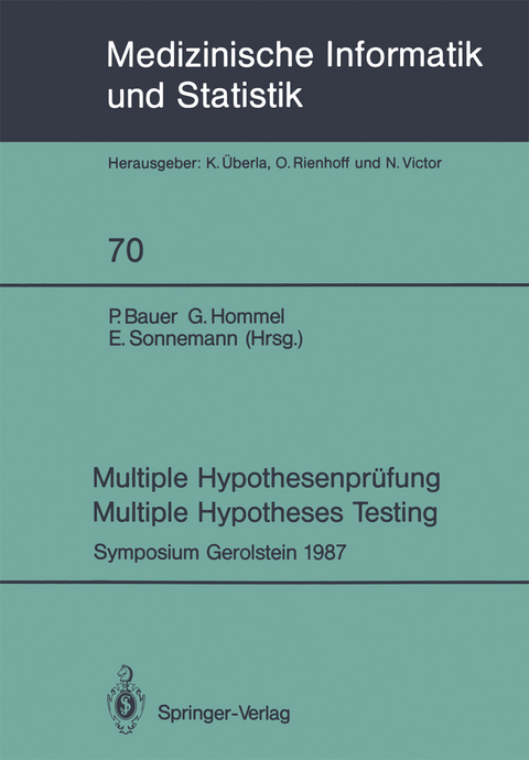 Multiple Hypothesenprüfung / Multiple Hypotheses Testing - 