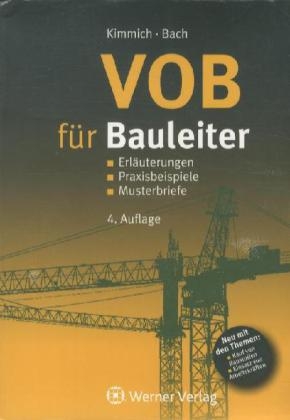 VOB für Bauleiter - Bernd Kimmich, Hendrik Bach