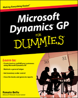 Microsoft Dynamics GP For Dummies -  Renato Bellu