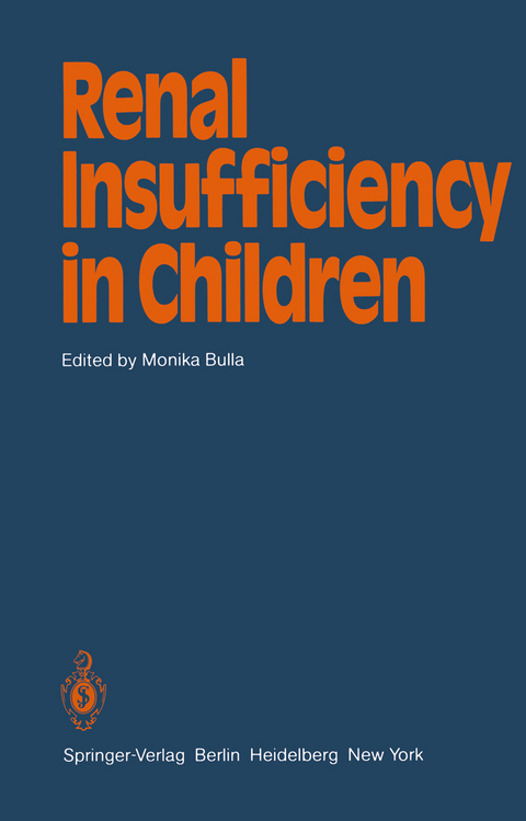 Renal Insufficiency in Children - 