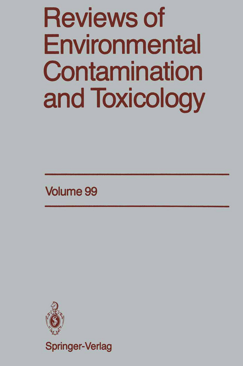 Reviews of Environmental Contamination and Toxicology - George W. Ware