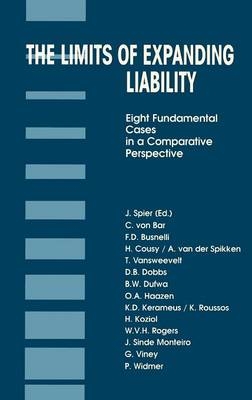 The Limits of Expanding Liability - Jaap Spier