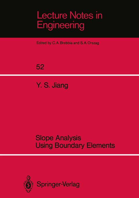 Slope Analysis Using Boundary Elements - Yansheng Jiang