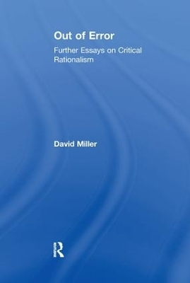 Out of Error - David Miller