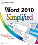 Word 2010 Simplified -  Elaine Marmel