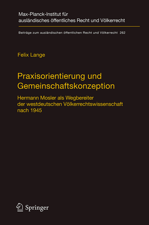 Praxisorientierung und Gemeinschaftskonzeption - Felix Lange