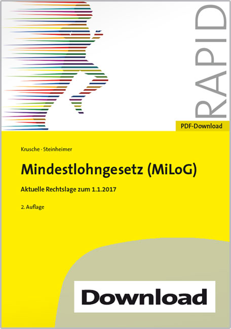 Mindestlohngesetz (MiLoG) - Saskia Krusche, Jörg Steinheimer