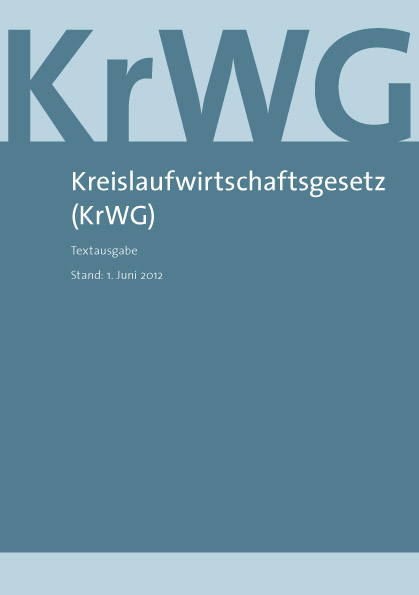 Kreislaufwirtschaftsgesetz (KrWG)