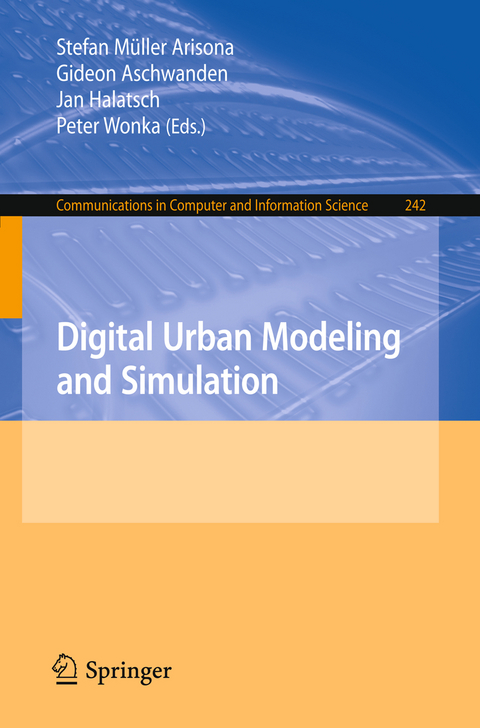 Digital Urban Modeling and Simulation - 