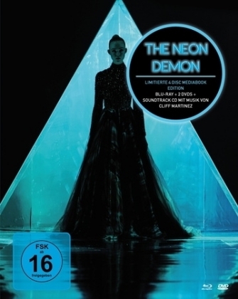 The Neon Demon, 1 Blu-ray u. 2 DVDs u. 1 Audio-CD (Mediabook)