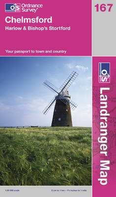 Chelmsford, Harlow & Bishop's Stortford -  Ordnance Survey