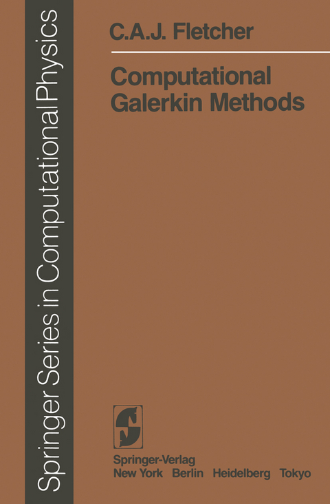 Computational Galerkin Methods - C. A. J. Fletcher