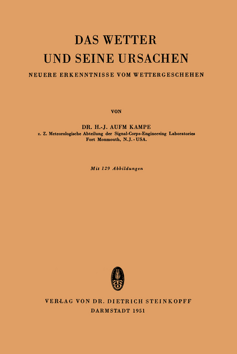 Das Wetter und Seine Ursachen - H.-J. AufmKampe