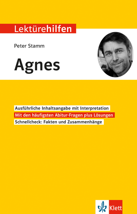 Klett Lektürehilfen Peter Stamm, Agnes