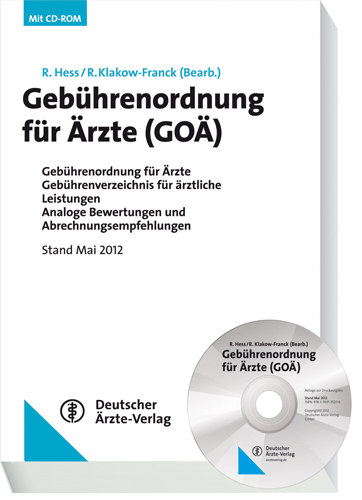 Gebührenordnung für Ärzte (GOÄ)