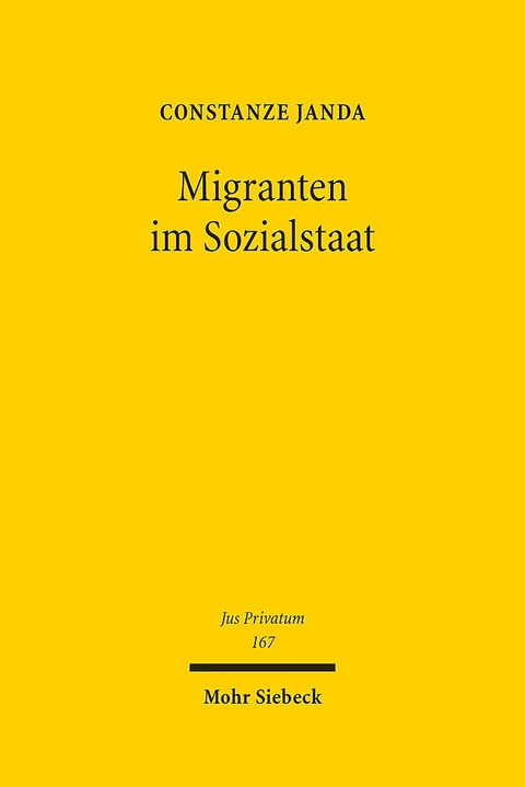 Migranten im Sozialstaat - Constanze Janda