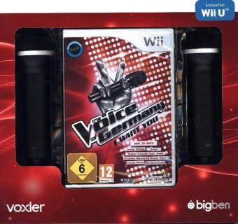 The Voice of Germany, I want you, 1 Nintendo-Wii-Spiel + 2 Mikrofone