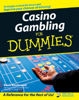 Casino Gambling For Dummies - Kevin Blackwood