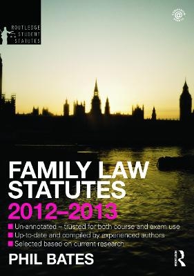 Family Law Statutes - Phil Bates