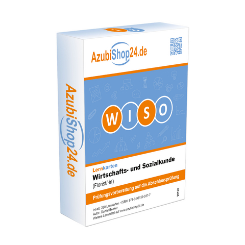 Lernkarten Wirtschafts- und Sozialkunde Florist Prüfungsvorbereitung Wiso Prüfung - Daniel Becker