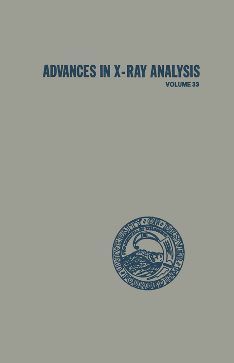 Advances in X-Ray Analysis - 