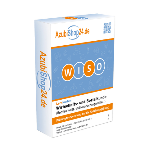WISO Wirtschafts- und Sozialkunde Rechtsanwalts- und Notarfachangestellte Rechtsanwalts- und Notarfachangestellter Lernkarten - Daniel Becker