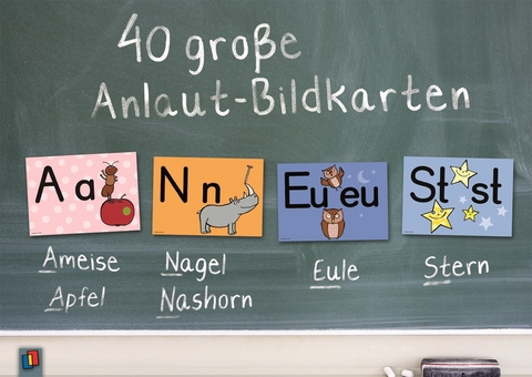 40 große Anlaut-Bildkarten - Redaktionsteam Verlag an der Ruhr