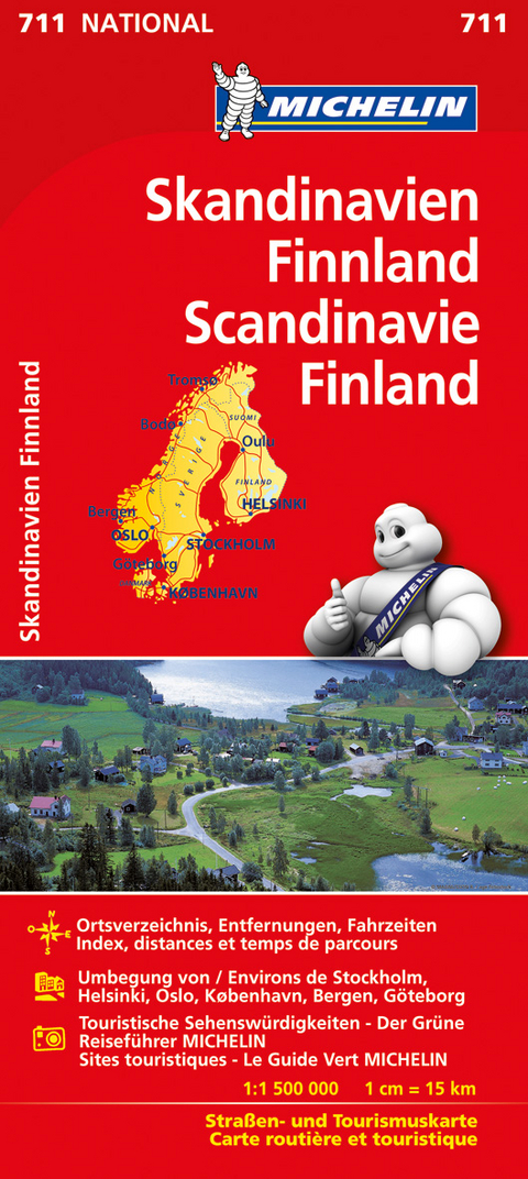 Michelin Skandinavien - Finnland 1 : 1 500 000 - 