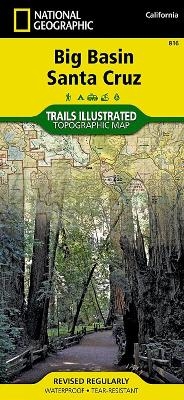 Big Basin/Santa Cruz Parks and Preserves -  National Geographic Maps