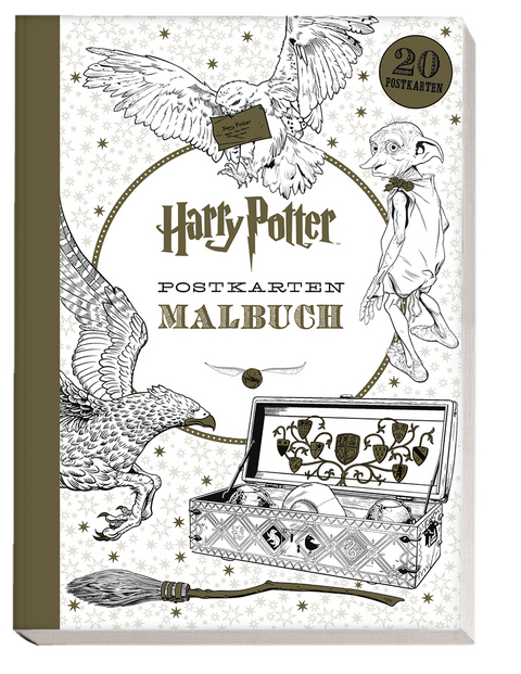 Harry Potter Postkartenmalbuch