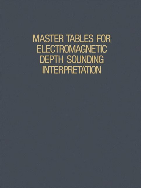 Master Tables for Electromagnetic Depth Sounding Interpretation - Rajni Verma