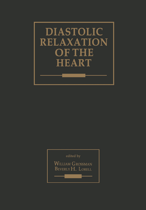 Diastolic Relaxation of the Heart - 