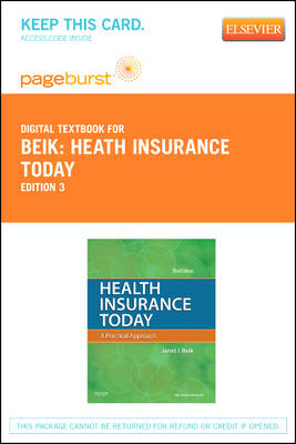 Heath Insurance Today - Elsevier eBook on Vitalsource (Retail Access Card) - Janet I Beik