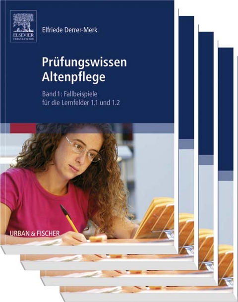 Prüfungswissen Altenpflege Bd.1-4 Paket - Elfriede Derrer-Merk