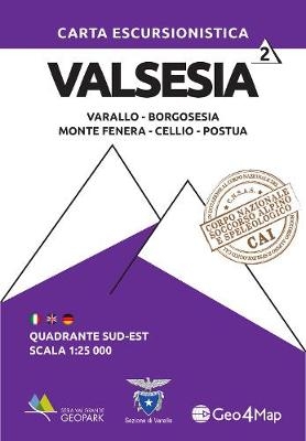 Valsesia South East Hiking Map 2