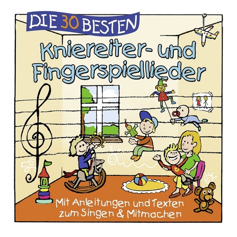 Die 30 besten Kniereiter- und Fingerspiellieder, 1 Audio-CD - Simone Sommerland, Karsten Glück,  Die Kita-Frösche