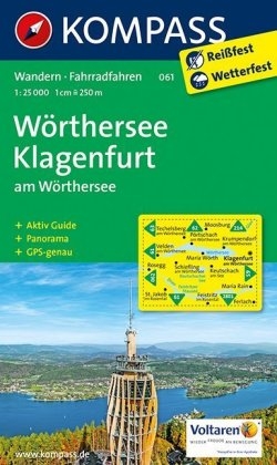 KOMPASS Wanderkarte Wörthersee - Klagenfurt am Wörthersee - 