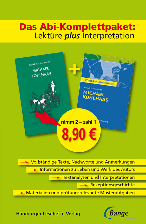 Michael Kohlhaas von Heinrich von Kleist – Lektüre plus Interpretation - Heinrich von Kleist