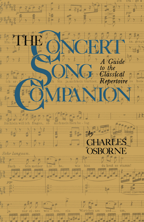 The Concert Song Companion - Charles Osborne