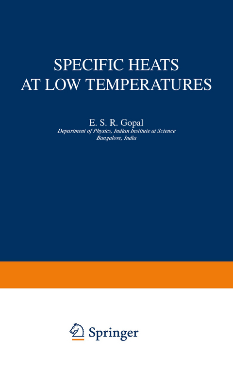 Specific Heats at Low Temperatures - Erode Gopal