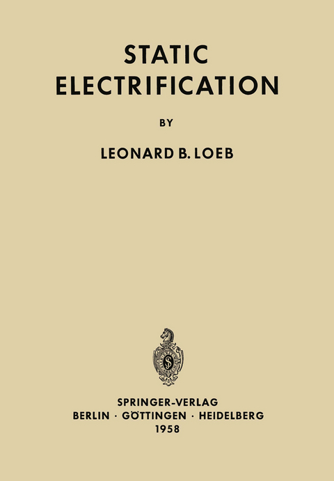 Static Electrification - L.B. Loeb