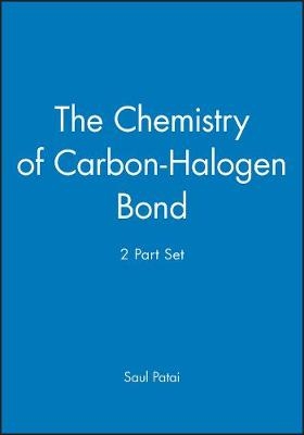 Patai Chemistry Of Carbon–∗halogen∗ Bond - S Patai