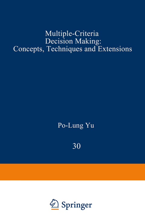 Multiple-Criteria Decision Making - Po-Lung Yu