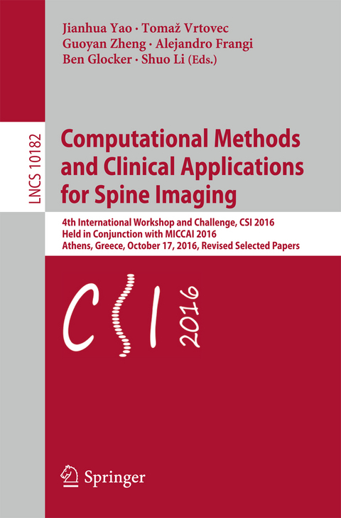 Computational Methods and Clinical Applications for Spine Imaging - 