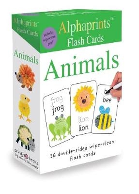 Alphaprints Flash Cards Animals - Roger Priddy