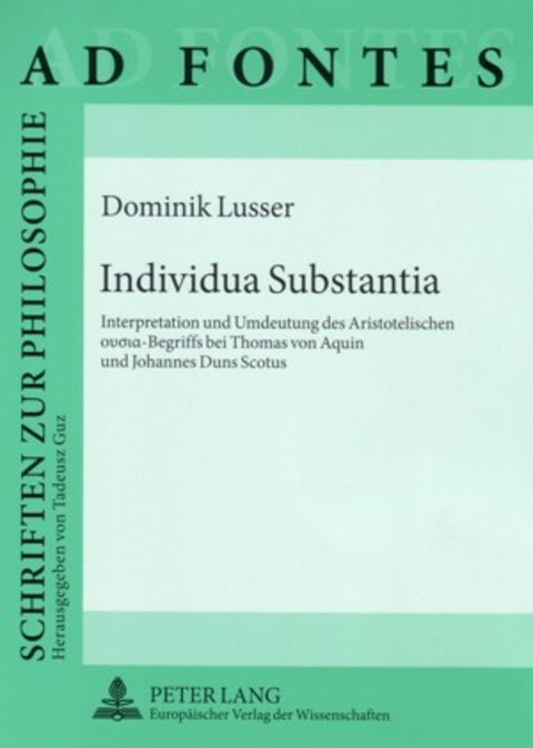 Individua Substantia - Dominik Lusser