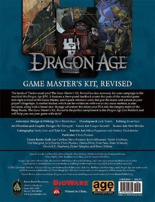 Dragon Age Game Master's Kit, Revised Edition - Chris Pramas, Dave Brookshaw