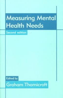 Measuring Mental Health Needs - 